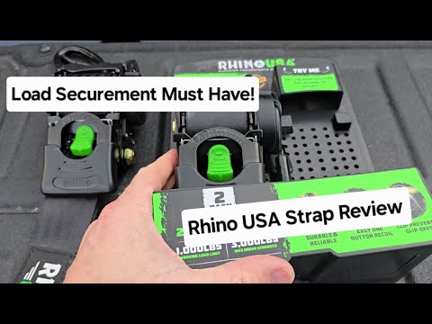 Which Ratchet Strap is best for load Securement?   RHINO USA retractable strap Review!