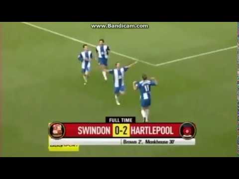 Swindon Town 0-2 Hartlepool United - 17th October 2009