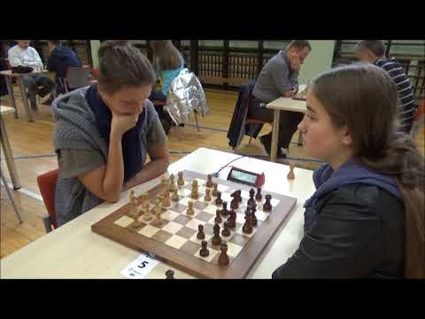 WGM Laura Rogule - IM Olga Badelka, English opening, Rapid chess