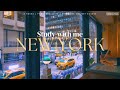 3 HOUR STUDY WITH ME Pomodoro 50 10 New York City Sounds Ambience Ver With Timer Alarm