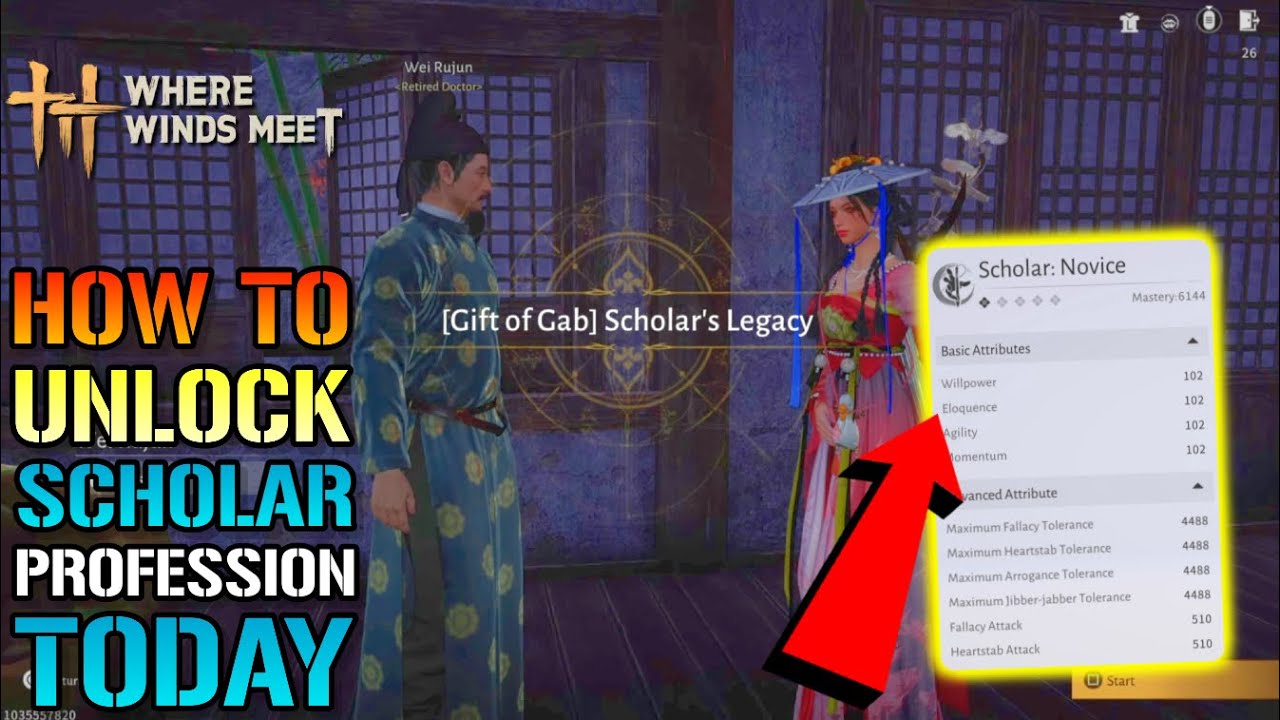 Where Winds Meet: Legacy Scholar's Path Quest Guide! How To Unlock The 