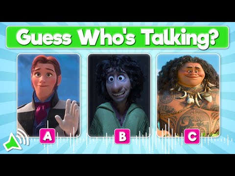 Can You Guess the Disney Voice? Guess Who's Talking!