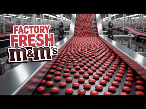 How Peanut M&M’s Are Made  Factory Chocolate Production Journey
