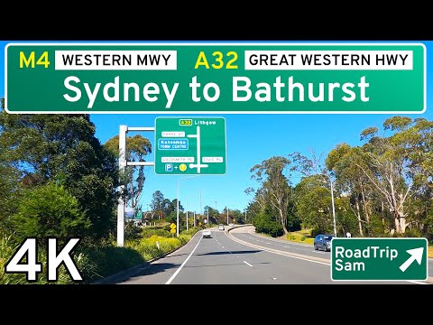 Drive to Bathurst - New South Wales, Australia - POV / music