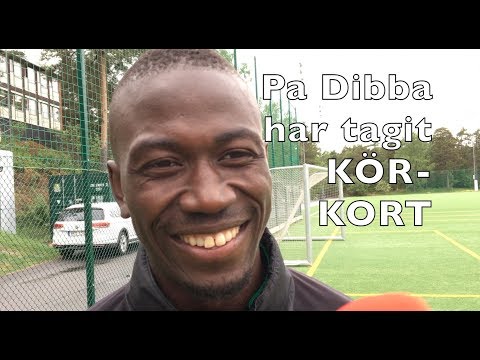 Pa Dibba har tagit körkort