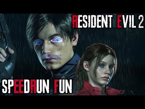 Resident Evil 2 Remake PS4 | Leon A Speedrun Learning