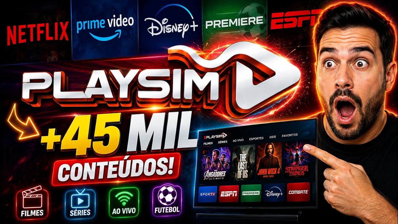 🚀 PLAY SIM IPTV: COMO LIBERAR +45 MIL CONTEÚDOS! TUTORIAL COMPLETO 2026