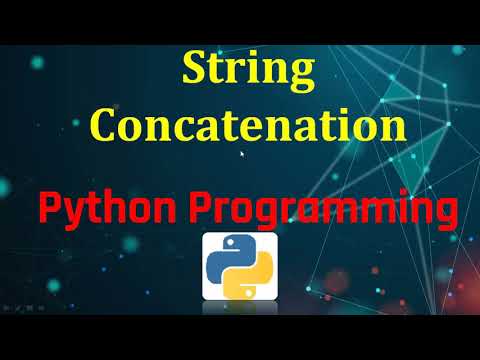 6 String Concatenation Python Programming