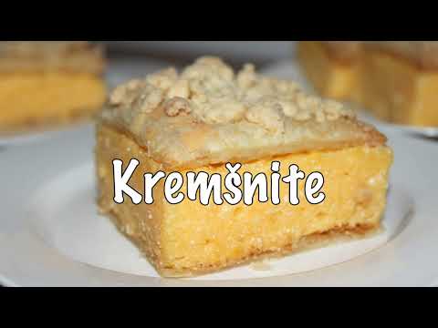 Kremšnite, Krempita, Cremeschnitte - Vanilla Custard Cake, jednostavan recept za najbolju kremšnitu
