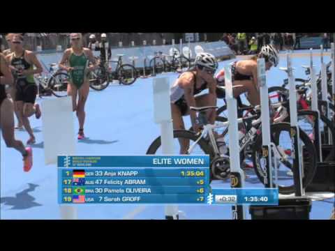 ITU World Triathlon Series Grand Final, Auckland 2012: Elite Ladies