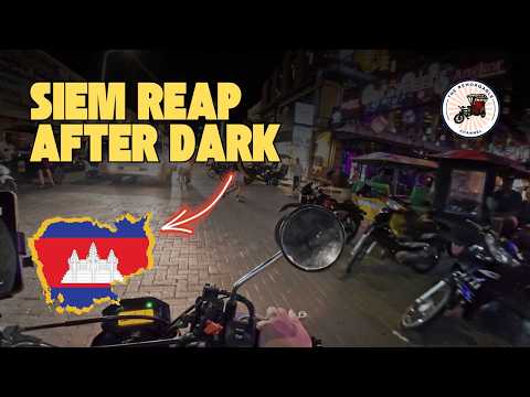 Siem Reap Night Tour 🚲 Angkor Wat, Riverside, Pub Street &amp; Food