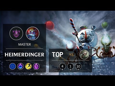 Heimerdinger Top vs Camille - EUW Master Patch 10.1