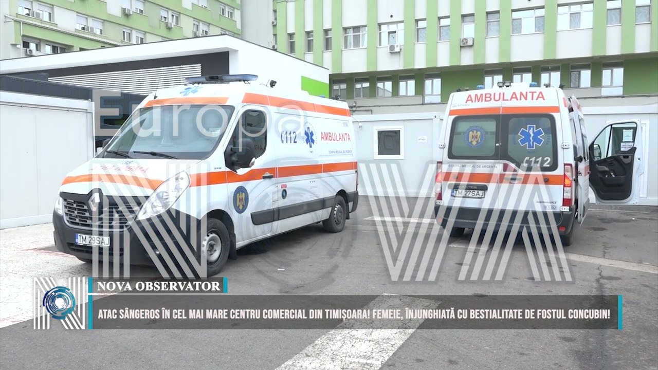 Atac sângeros în cel mai mare centru comercial din Timișoara! Femeie, înjunghiată cu bestialitate de fostul concubin!