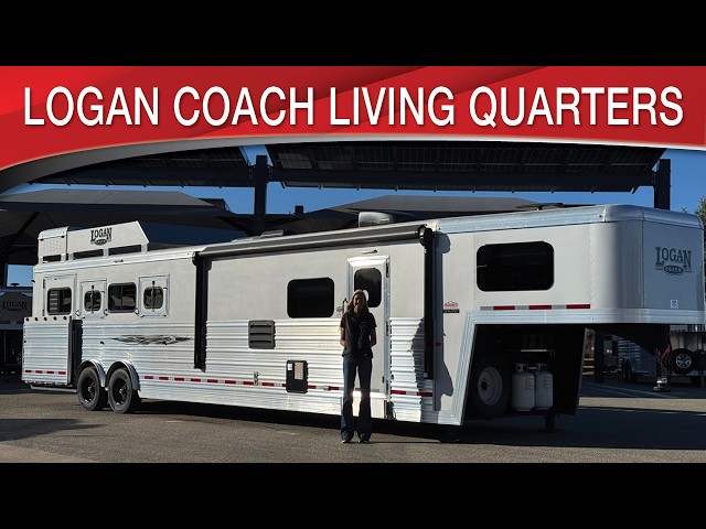 Preview image of Logan Coach Select 814 4 Horse Living Quarters Camp In Your Horse Trailer youtube video