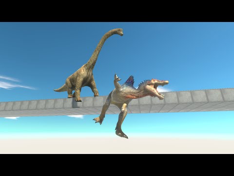 SKY BRIDGE BRANCHINOSAURUS vs EVERY UNIT - Animal Revolt Battle Simulator