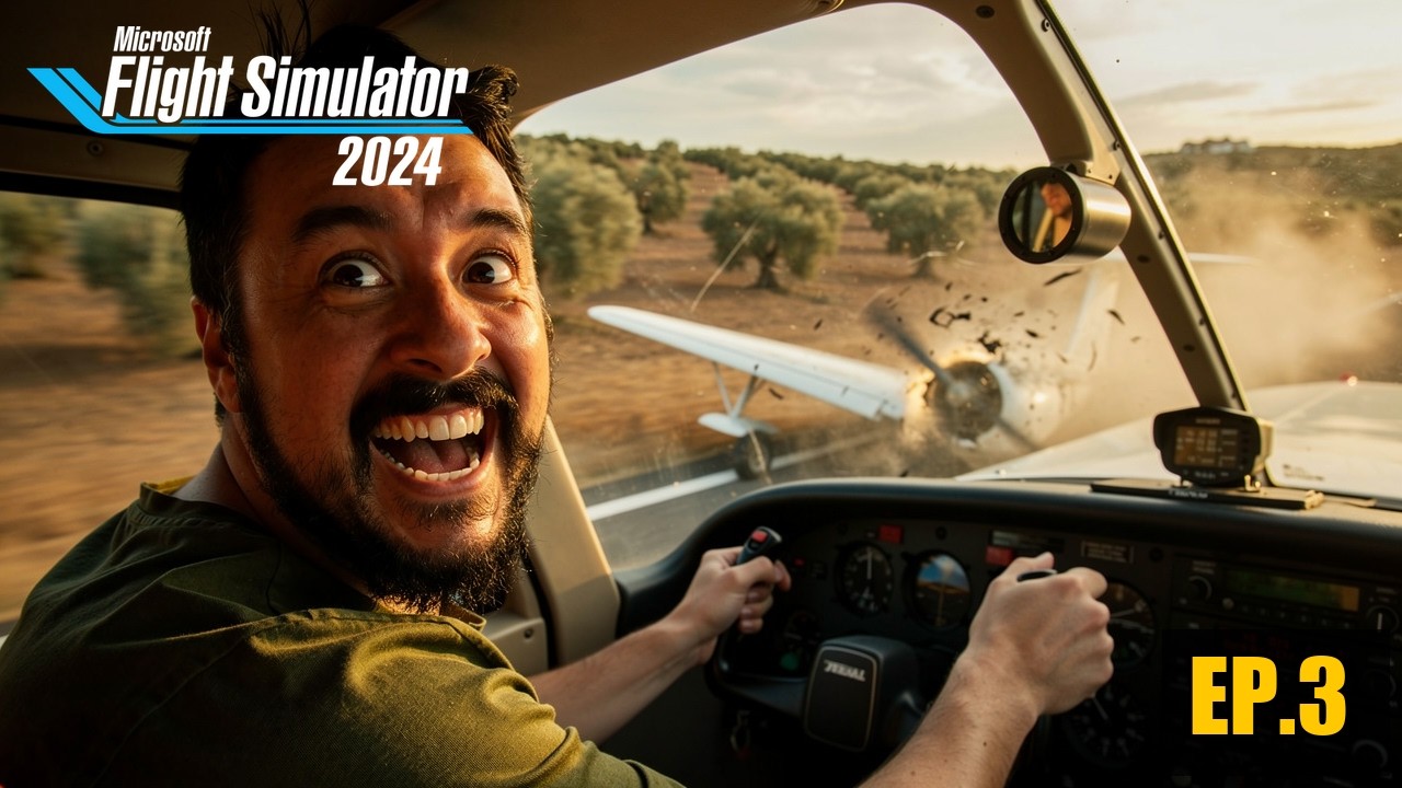 MICROSOFT FLIGHT SIMULATOR 2024 EP.3 "Destrozo el avión tras una hora de vuelo"