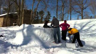Igloo Construction Timelapse
