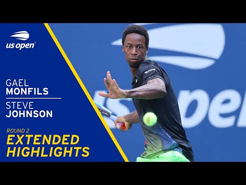 Gael Monfils vs Steve Johnson Extended Highlights | 2021 US Open Round 2