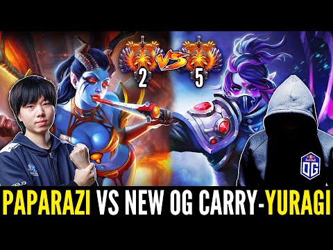 👉 PAPARAZI (EURUS) Queen Of Pain  Meet New OG Carry YURAGI Templar Assassin - TOP 2 vs TOP 5