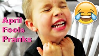 😂April Fools Pranks on KIDS!