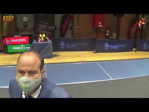 European Olympic Qualifiers 2021 SME - L16 - Paulouski BLR v Priinits EST