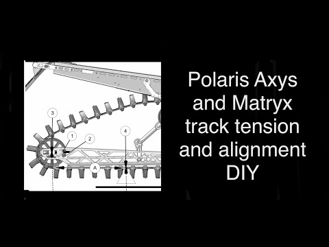 Polaris Axys and Matryx track tension and alignment DIY