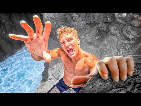 Solo Survival On A Deadly Cliff (No Food, No Water, No Shelter)