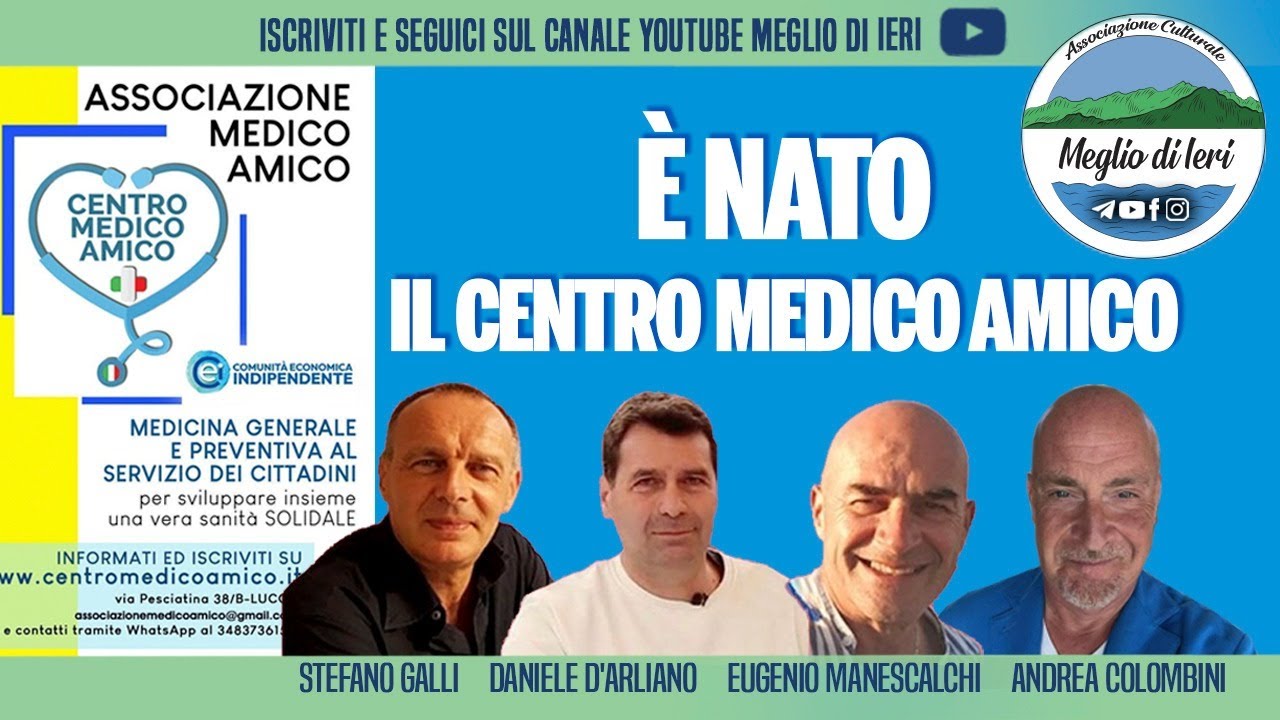 E' nato il Centro Medico Amico - S.GALLI, D.D'ARLIANO, E.MANESCALCHI, A.COLOMBINI - Fondatori CEI