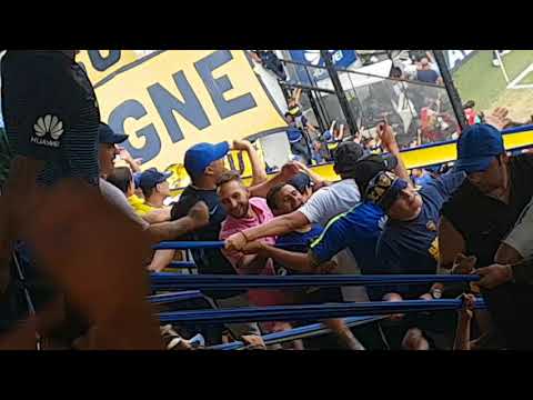"Boca mi buen amigo, Sres dejo todo, bajada de telón Boca vs Talleres 1/04/18" Barra: La 12 • Club: Boca Juniors • País: Argentina