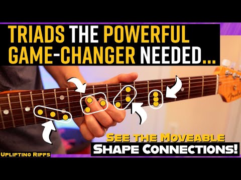 Learn Amazing Sounding TRIADS Like THIS - And CHANGE Your Guitar Playing FOREVER!