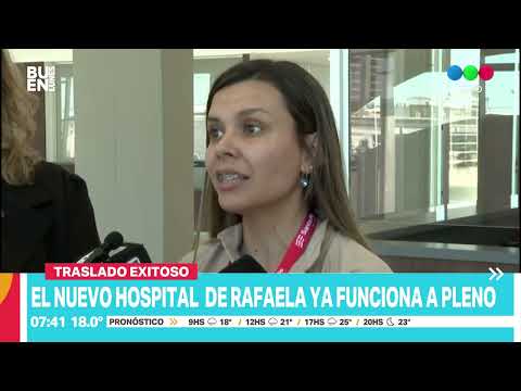 El nuevo hospital de Rafaela ya funciona a pleno en su nueva sede