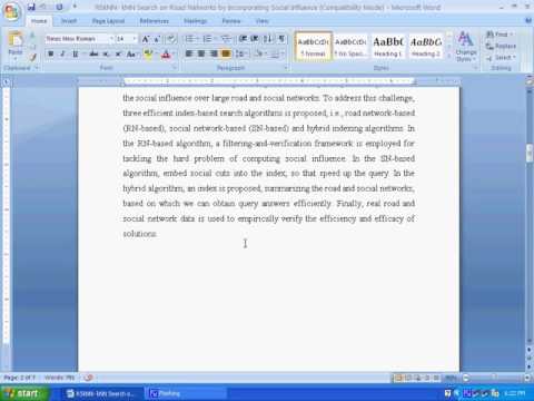 RSkNN- kNN Search on Road Networks by Incorporating Social Influence