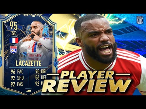 95 TEAM OF THE SEASON LACAZETTE PLAYER REVIEW! - TOTS - FIFA 23 Ultimate Team