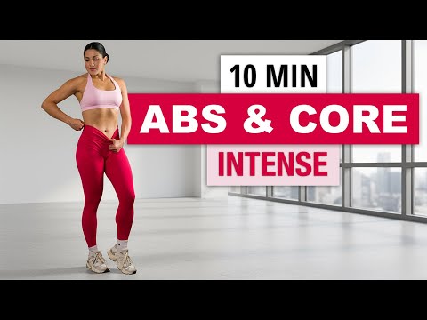 10 MIN KILLER CORE & AB WORKOUT - Intense Abs (No Equipment, No Repeat)