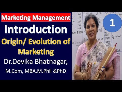 1 Marketing Management Introduction Origin Evolution of Marketing