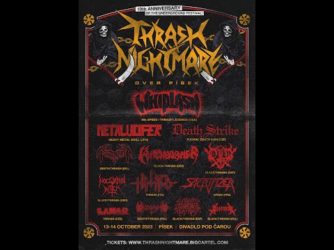Death Strike at Thrash Nightmare Festival 14.10.2023 pt.I.
