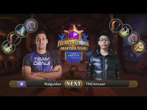 《爐石戰記》大師巡迴賽 洛杉磯站 - Day 3 | Nalguidan vs TNCAnswer
