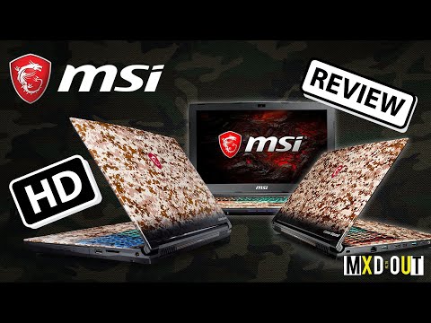 MSI GE62 7RE Camo Squad Gaming Laptop Review