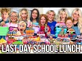 LAST DAY OF SCHOOL LUNCH With My 9 KiDS Will This Be Our LAST Lunch