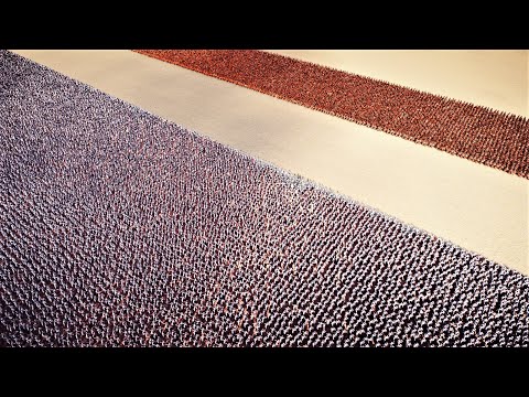 500,000 Heavy Knights Vs 50,000 Roman Generals | Ultimate Epic Battle Simulator 2 | UEBS2