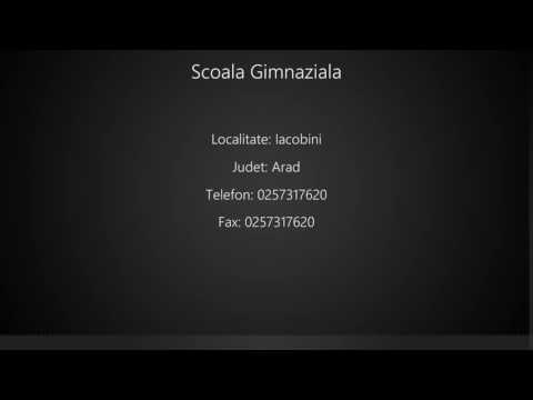 Scoala Gimnaziala Iacobini