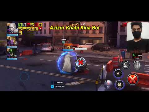 Timeline Battle Team Gorr vs All Team in Marvel Future Fight game #viral #gaming