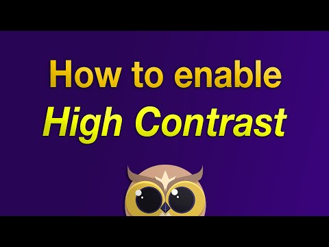 How to Turn High Contrast Mode On/Off on any website - Helperbird