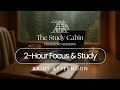 ️ 2 Hours Pomodoro Timer 25 5 Cozy Rain Ambience The Study Cabin