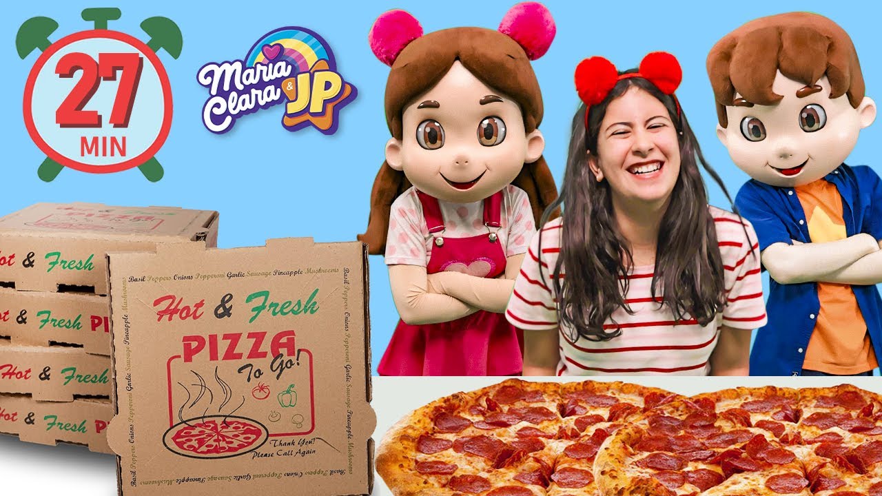 Maria Clara e JP em uma história engraçada de venda de pizza 🍕😂