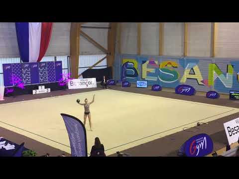 Maria Bolotnikov ballon - Nat B 18 ans et + - France Besançon 2018