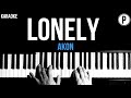 Akon - Lonely Karaoke Acoustic Piano Instrumental Cover Lyrics
