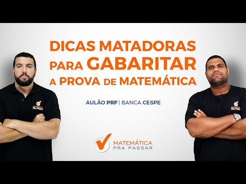 KILLER TIPS TO ACHIEVE THE PRF MATH TEST - CESPE UNB BANK - PART 1