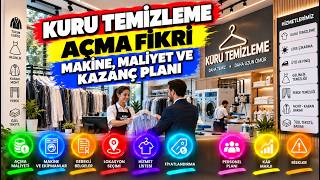 Kuru Temizleme Açmak: Makine Maliyeti, Sermaye ve Kazanç Rehberi