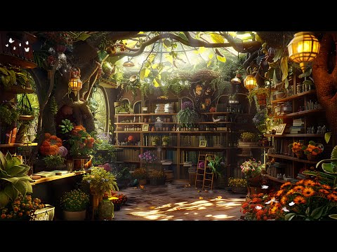 Exotic Plants Magical Fairy Library | Magical Music & Whimsical Nature ~ for Heal, Working, Sleeping
